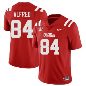 Dillon Alfred Ole Mississippi Player College Football Men #84 Jerseys - Red